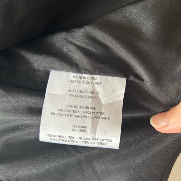 Theory Black Leather Crop Jacket - Picture 3 of 4